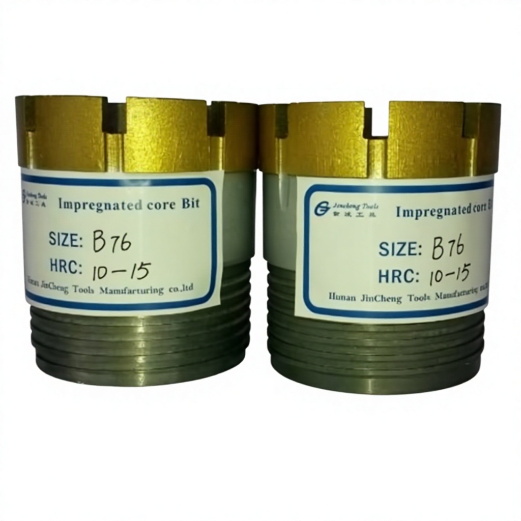 AQ, BQ, NQ, HQ, PQ Impregnated Diamond Core Drill Bit for Water Well Drilling