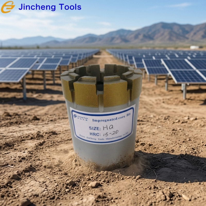 AQ, BQ, NQ, HQ, PQ Impregnated Diamond Core Drill Bit for Water Well Drilling 4