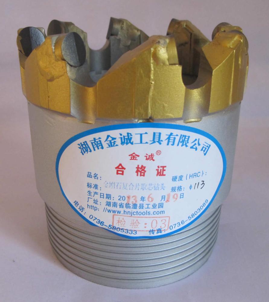 132mm Diamond PDC Core Drilling Bit for Water Well Drilling and Geological Prospecting