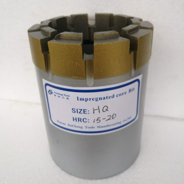 Impregnated Diamond Core Rock Drill Bit for Geological Exploration and Well Drilling