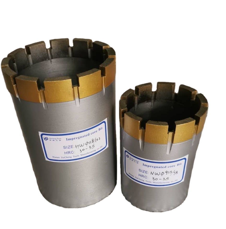 Impregnated Diamond Core Drill Bit for Geological Exploration