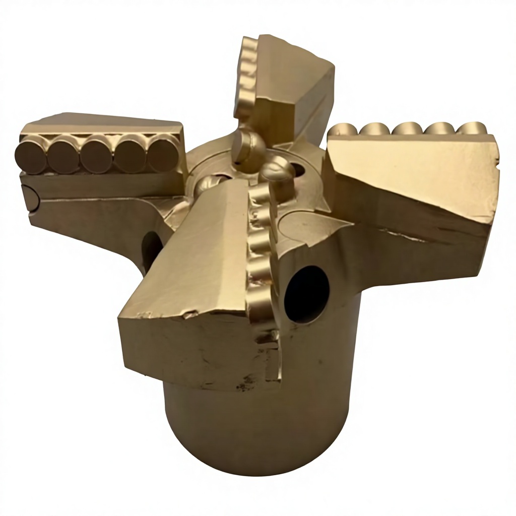 152mm Four Blades PDC Diamond Non-Core Drill Bits for Water Well Drilling