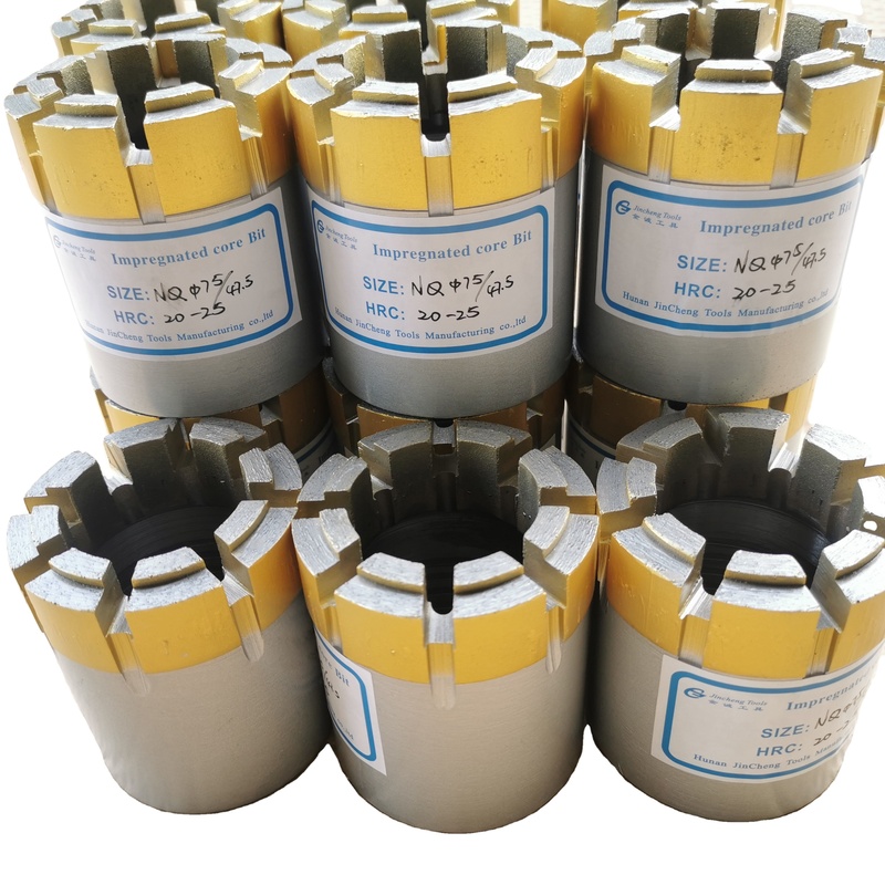 NQ, Impregnated Diamond Core Drill Bit for Water Well Drilling
