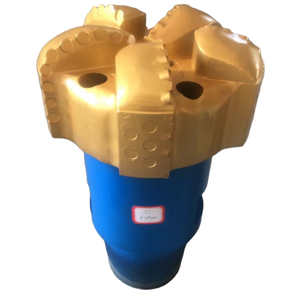 190mm Diamond Drilling Tools PDC Five Wings Drill Bit for Sandstone Drilling 6